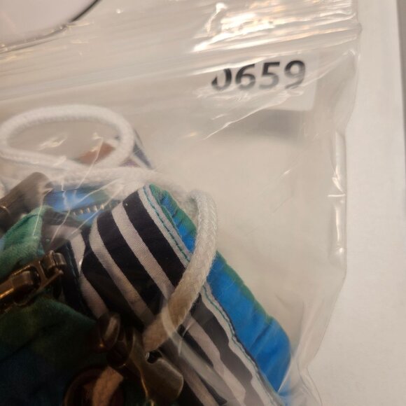 LAL cotton jacket Womens L Colorful beachy boho zip fun festive Colorful hippie - Picture 15 of 16